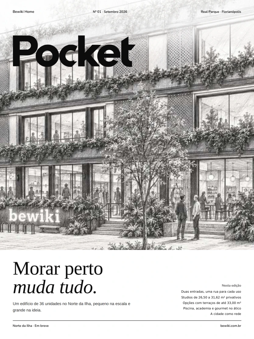 Capa da revista Pocket: Morar perto muda tudo